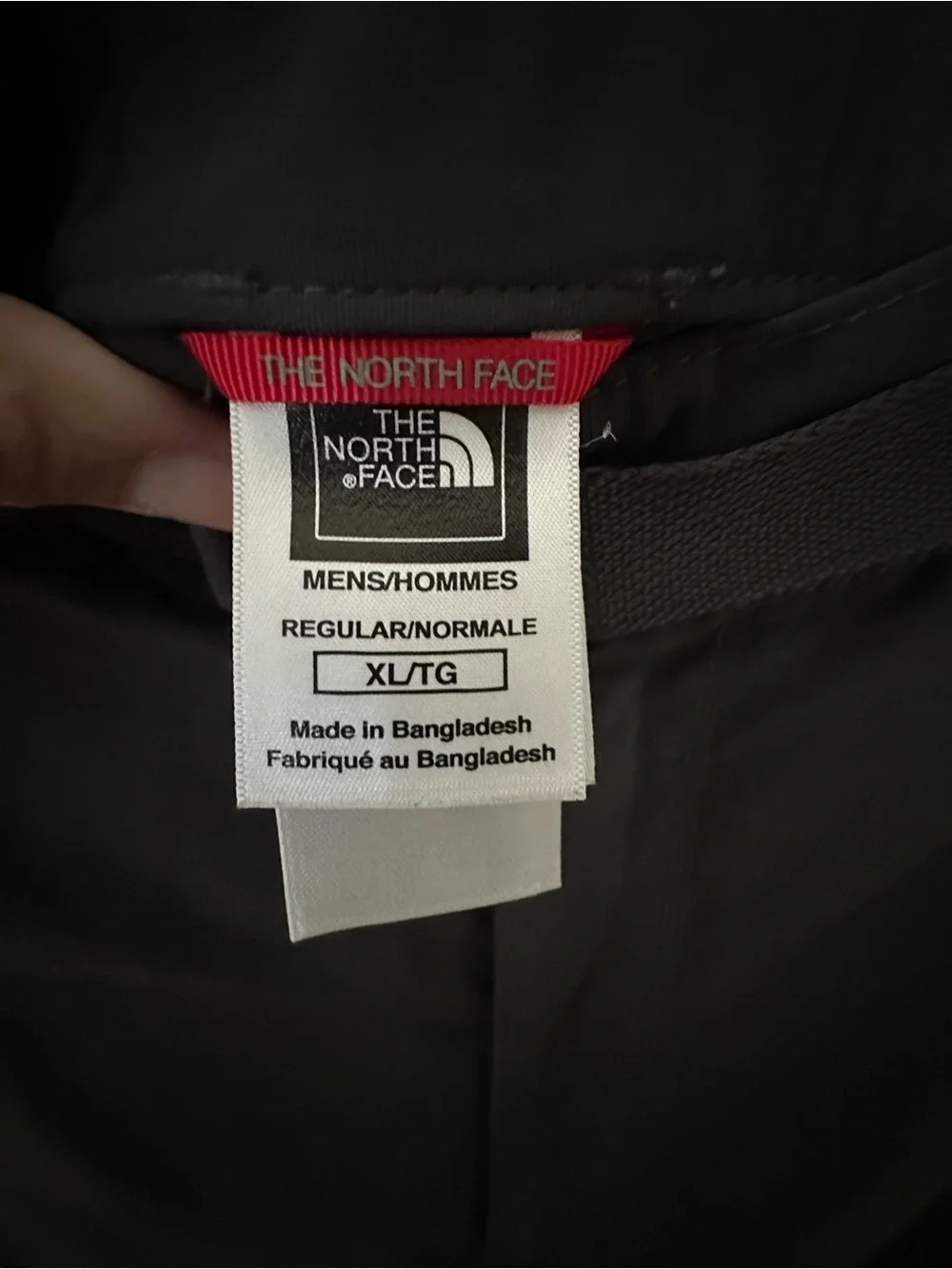 North Face Convertible Paramount Peak Zip-Off Cargo Asphalt Grey Pants XLarge